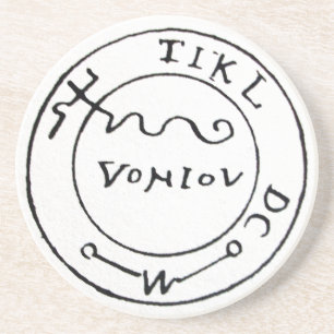 ANTIQUE TALISMAN / PIRATES TREASURE MAP COASTER