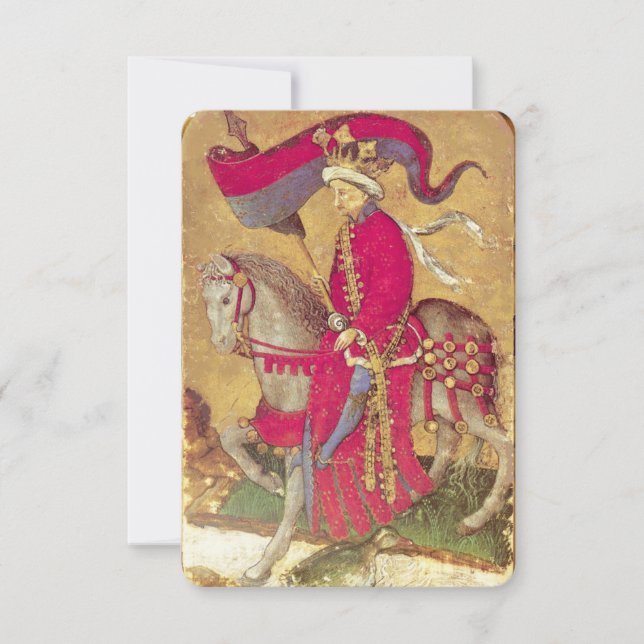 Antique Tarots /German Court Cards/King of Ducks (Front)