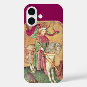Antique Tarots /German Court Cards/King of Falcons iPhone 16 Case