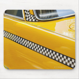 Antique Taxi Mouse Pad
