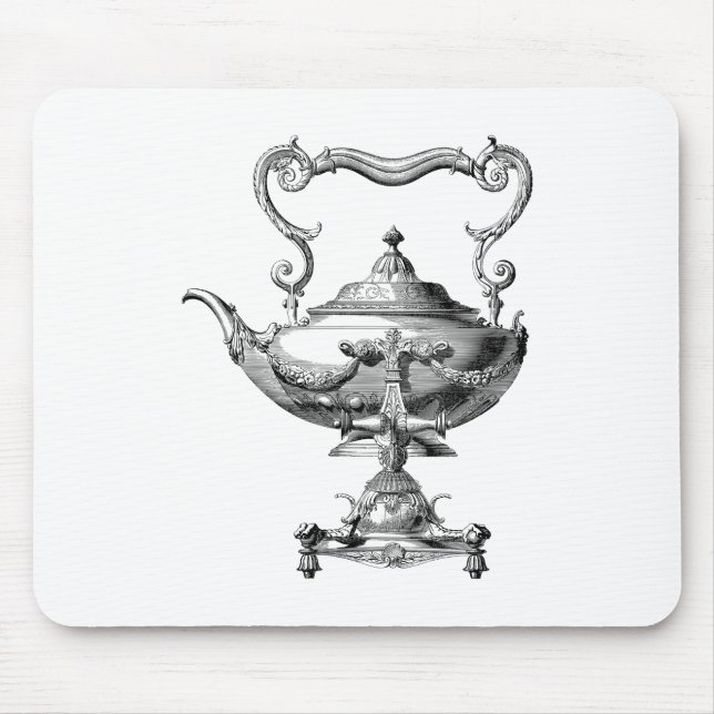 Antique Tea Kettle Mouse Pad (Front)