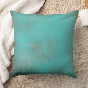 Antique Teal Distressed Vintage Decor Cushion