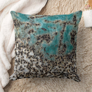 Antique Teal Rust Design Cushion