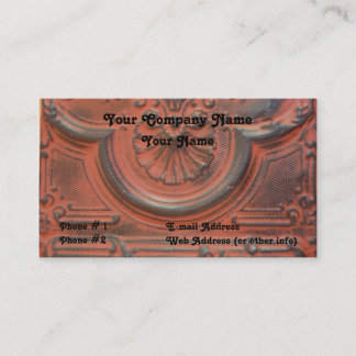 Antique, Tin Ceiling, Business Card