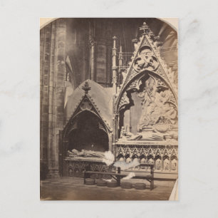 Antique tomb photo Custom Halloween invitation Postcard