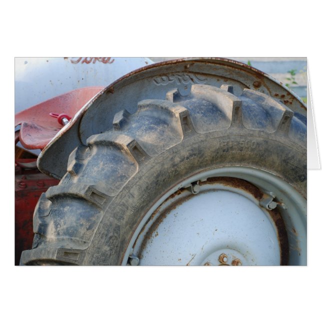 antique tractor (Front Horizontal)