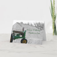 Antique Tractor and old Barn- customise it