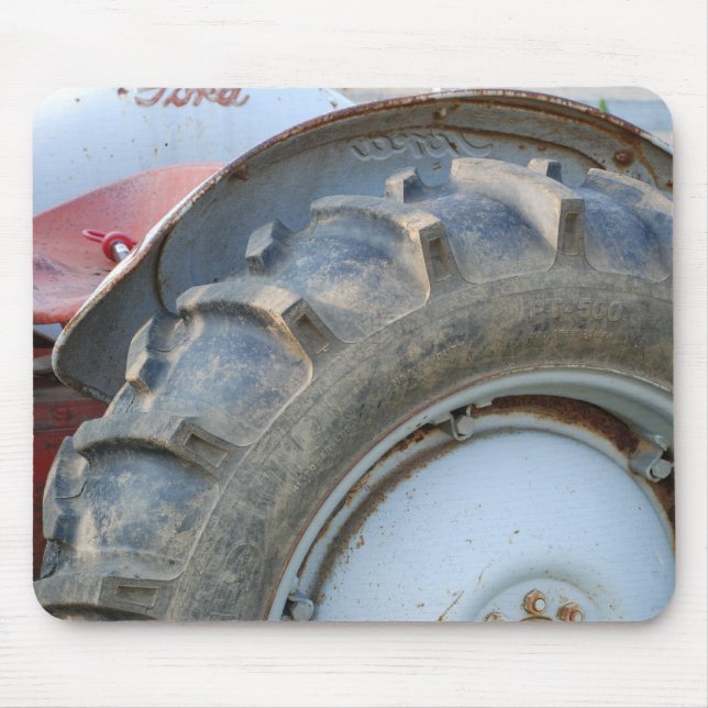 antique tractor mouse pad (Front)
