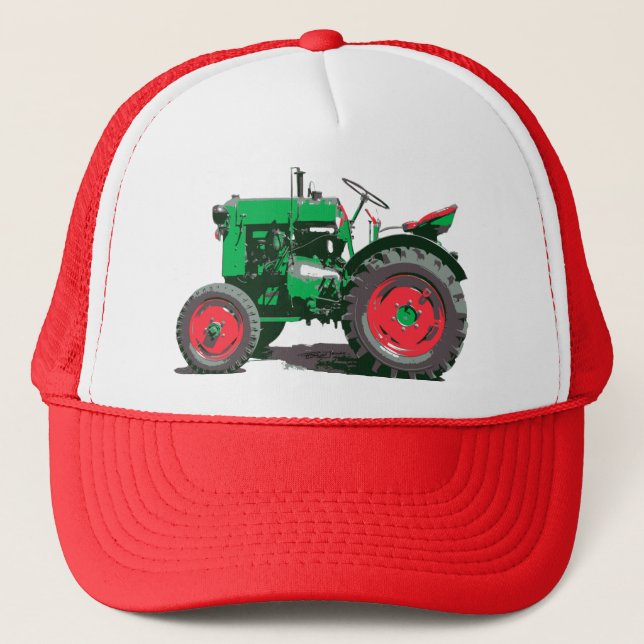 ANTIQUE TRACTOR TRUCKER HAT (Front)