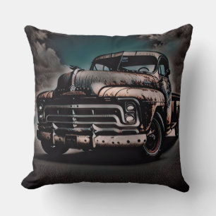 Antique Truck - A Timeless Classic Cushion