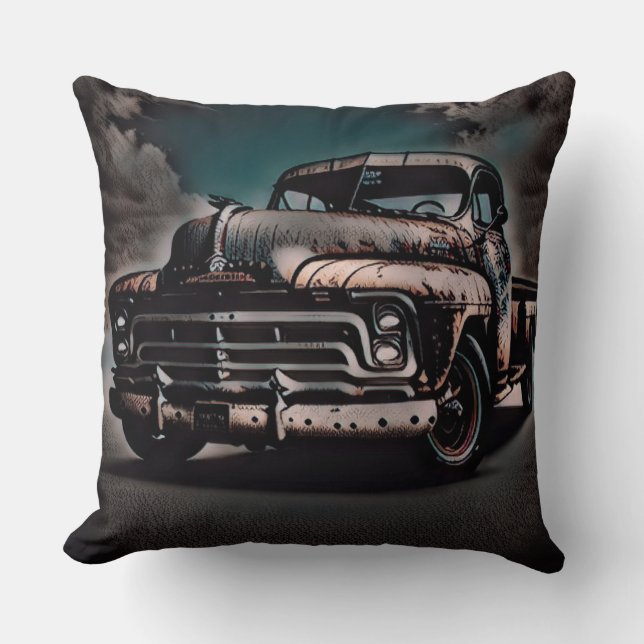 Antique Truck - A Timeless Classic Cushion (Front)