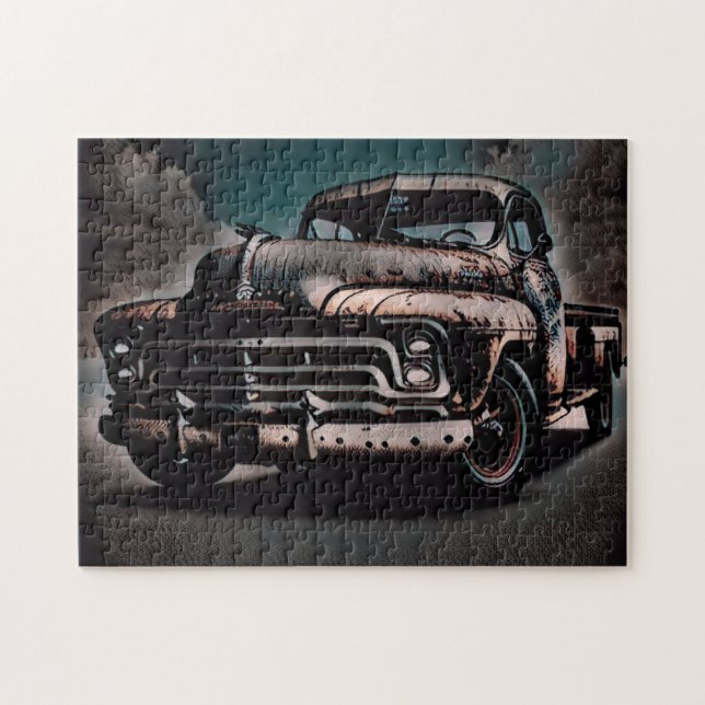 Antique Truck - A Timeless Classic Jigsaw Puzzle (Horizontal)