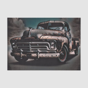 Antique Truck - A Timeless Classic Tissue Paper
