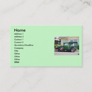 Antique Truck Business Cards