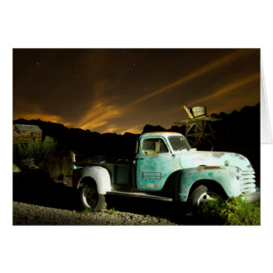 Antique truck in ghost town