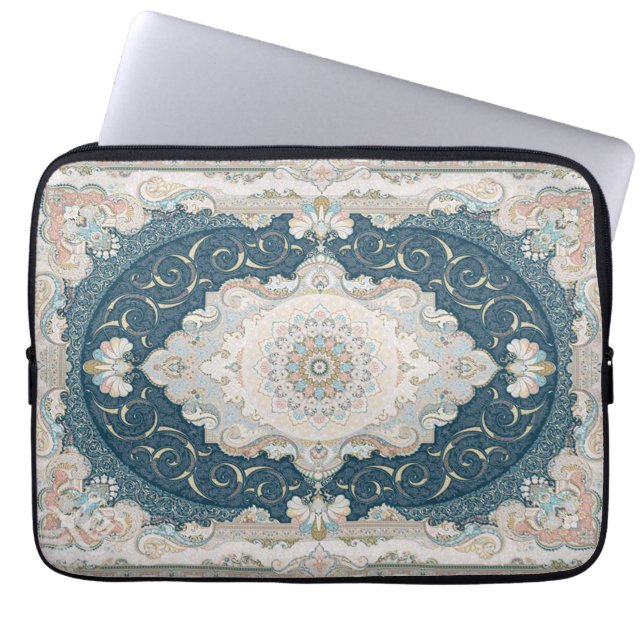 Antique Turkish Persian Carpet Rug Laptop Sleeve (Front)