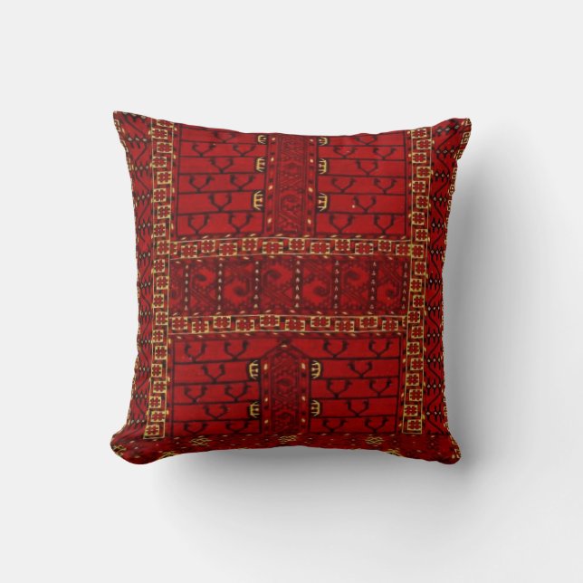Antique Turkmen    design Cushion (Front)