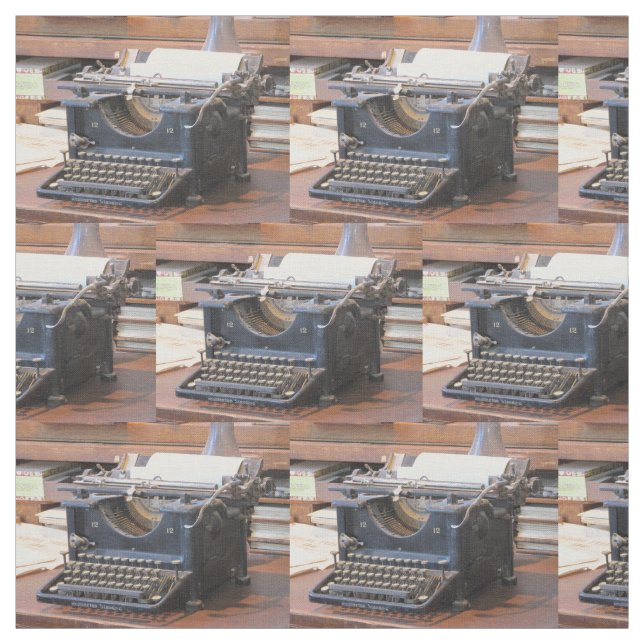Antique Typewriter Fabric (Swatch)