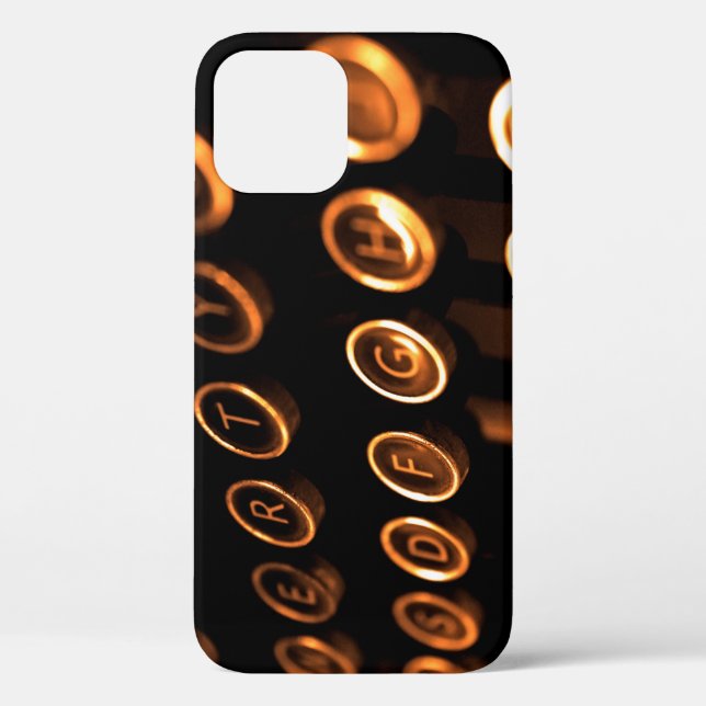 Antique typewriter keys Case-Mate iPhone case (Back)