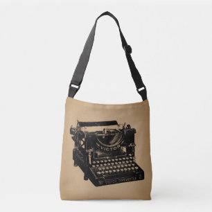 Antique Typewriter Old Fashioned Typewriter Crossbody Bag
