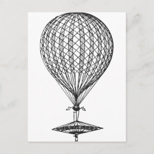 Antique UFO Balloon 1 Postcard