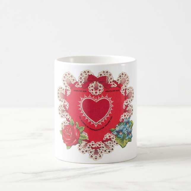 Antique Valentine Coffee Mug (Center)