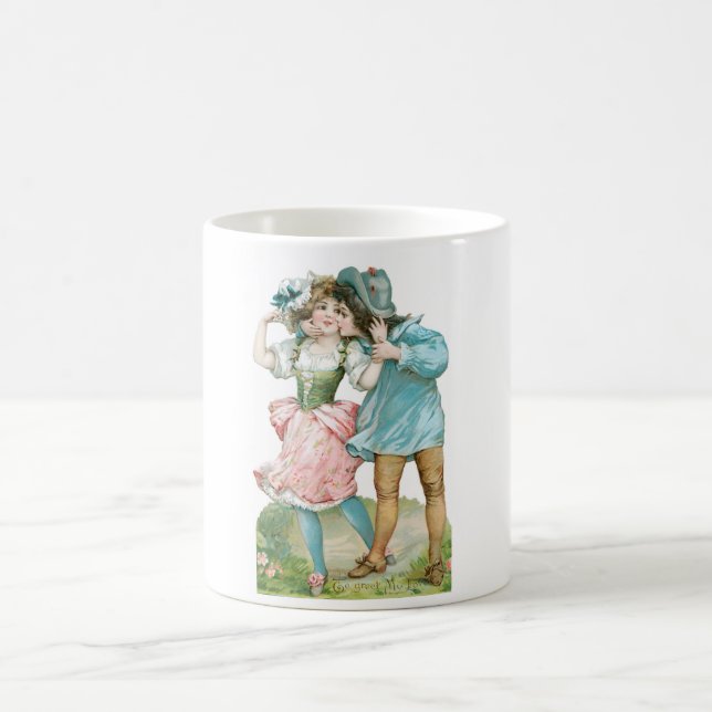 Antique Valentine Coffee Mug (Center)