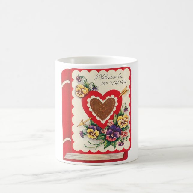 Antique Valentine Coffee Mug (Center)
