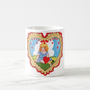 Antique Valentine Coffee Mug