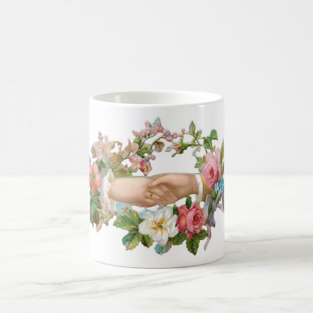 Antique Valentine Coffee Mug (Center)