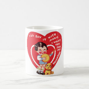 Antique Valentine Coffee Mug