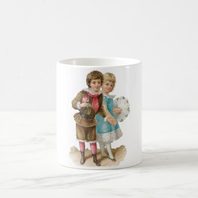 Antique Valentine Coffee Mug (Center)
