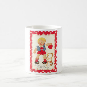 Antique Valentine Coffee Mug