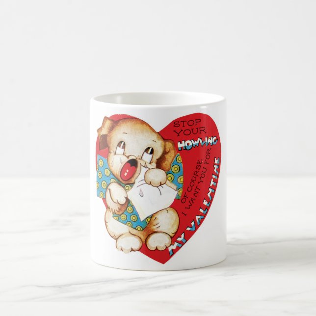 Antique Valentine Coffee Mug (Center)