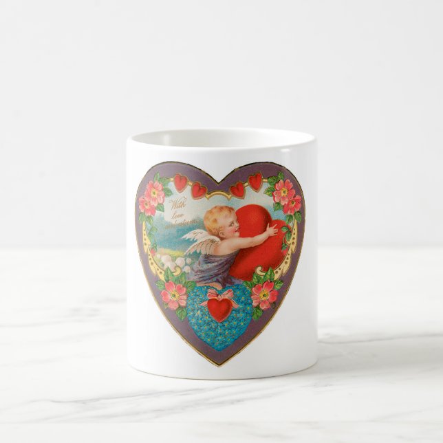 Antique Valentine Coffee Mug (Center)