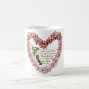 Antique Valentine Coffee Mug