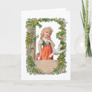 Antique Valentine Holiday Card