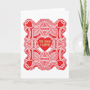 Antique Valentine Holiday Card