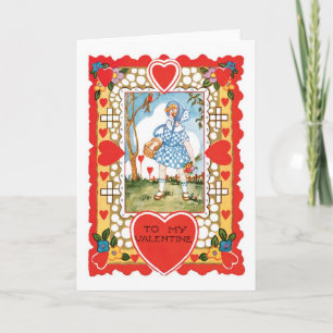 Antique Valentine Holiday Card