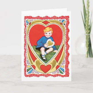 Antique Valentine Holiday Card