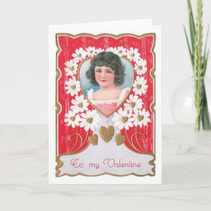 Antique Valentine Holiday Card