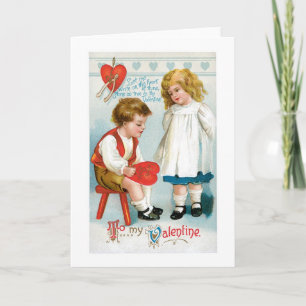Antique Valentine Holiday Card
