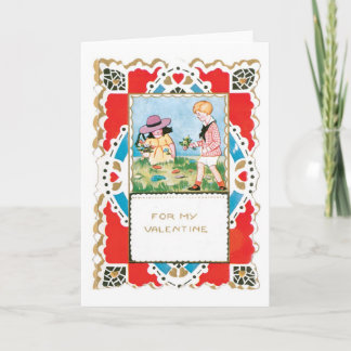Antique Valentine Holiday Card