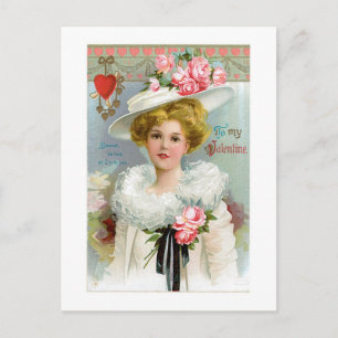 Antique Valentine Holiday Postcard