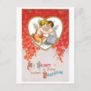 Antique Valentine Holiday Postcard