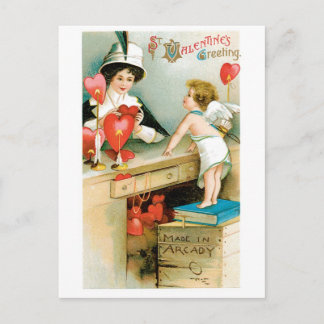 Antique Valentine Holiday Postcard