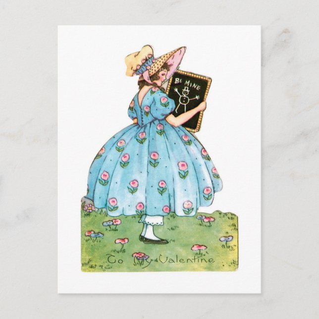 Antique Valentine Holiday Postcard (Front)