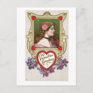 Antique Valentine Holiday Postcard