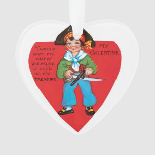 Antique Valentine Ornament