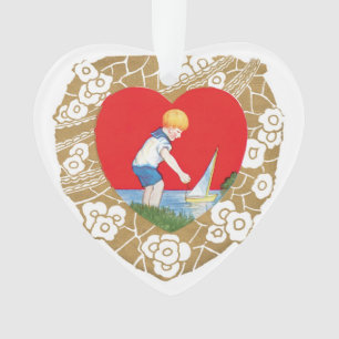 Antique Valentine Ornament